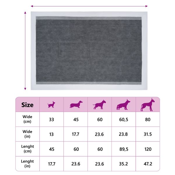 Нетъкан текстил за обучение на домашен любимец 50 pcs