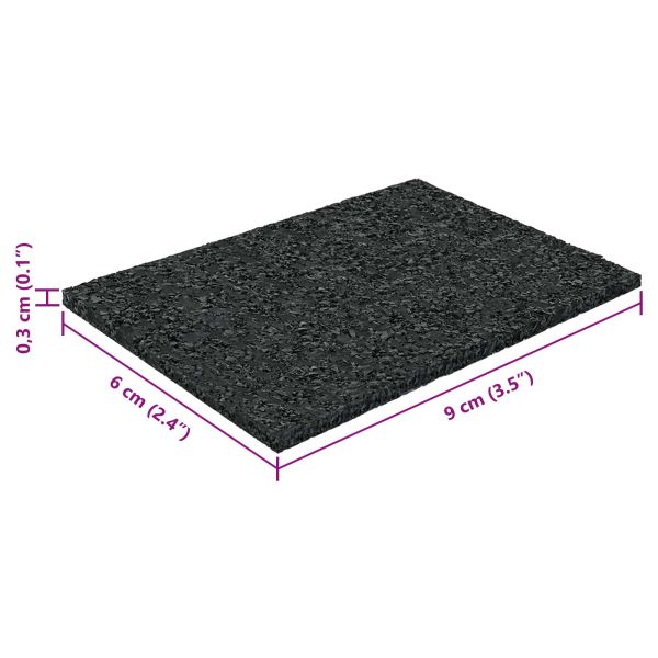 Гумена подложка Черно Каучук