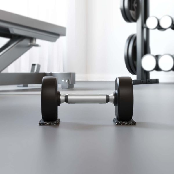 Ролка с гранулат от каучук Черен 500 x 5 x 0,6 см Каучук