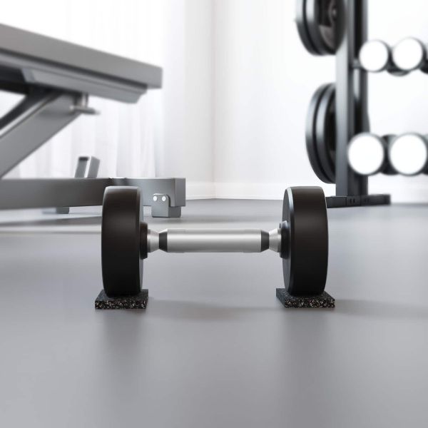 Ролка с гранулат от каучук Черен 500 x 10 x 0,8 см Каучук