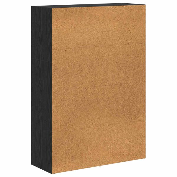Рафт за книги Черния дъб 80 x 30 x 114 см Инженерно дърво