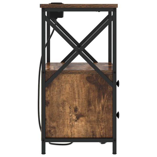 Нощен шкаф с чекмедже Димян дъб 40 x 31 x 60 см Инженерно дърво