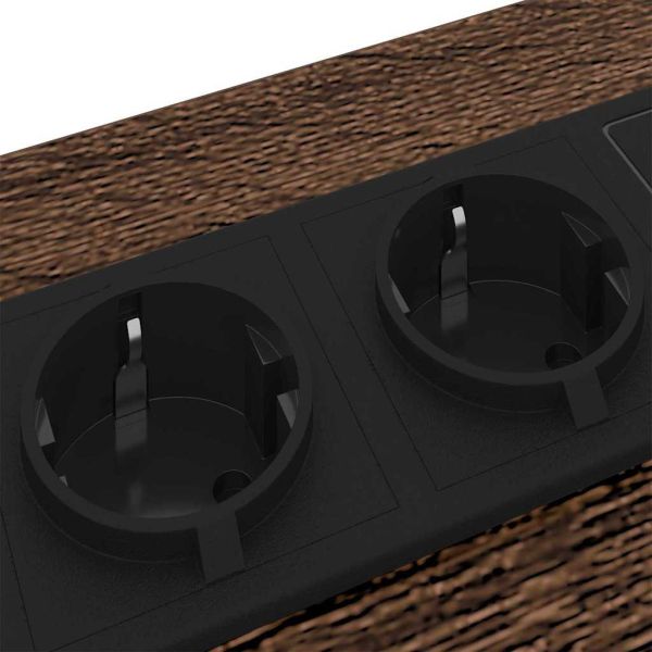 Нощен шкаф с чекмедже Кафяв дъб 40 x 31 x 60 см Инженерно дърво