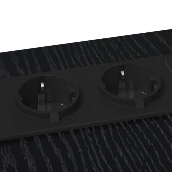 Нощен шкаф Черния дъб 41,5 x 26 x 60,5 см Инженерно дърво