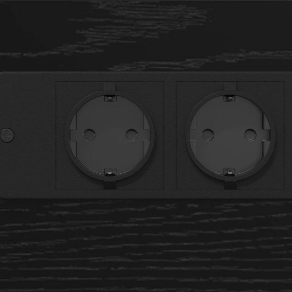 Нощен шкаф Черния дъб 41,5 x 26 x 60,5 см Инженерно дърво