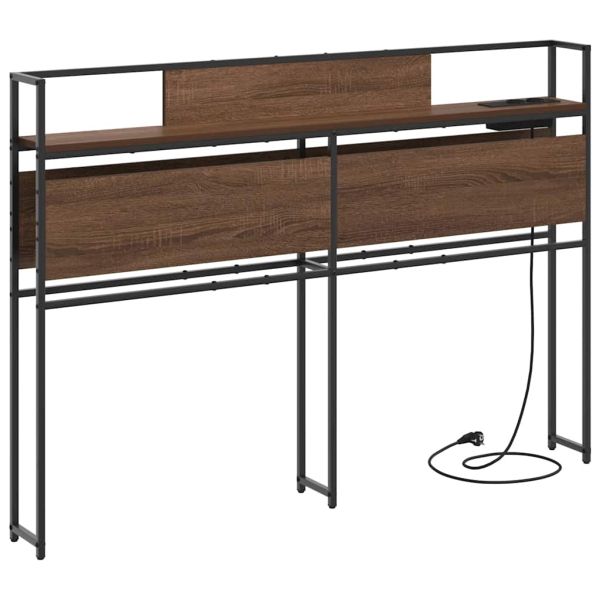 Табла за съхранение Кафяв дъб Инженерна дървесина