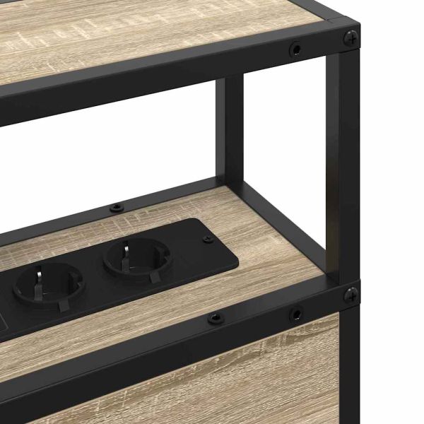 Табла за съхранение с рафт дъб сонома 100 cm Инженерно дърво