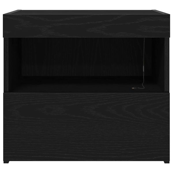 Нощен шкаф Черния дъб 50 x 40 x 45 cm Инженерно дърво