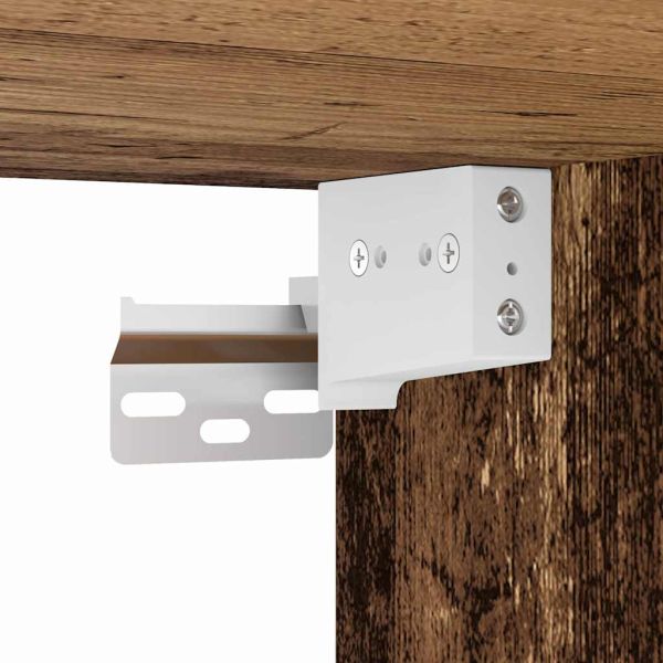 TV стенен шкаф 2 pcs Старо дърво 100 x 30 x 30 cm