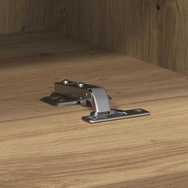 TV стенен шкаф 2 pcs дъб артизан 100 x 30 x 30 cm