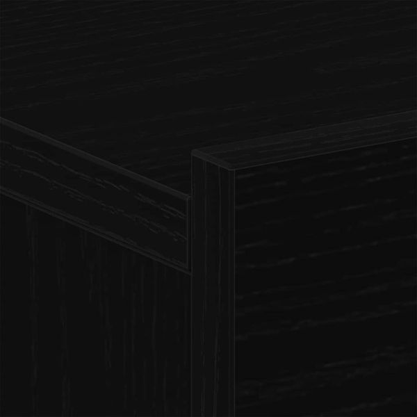 Нощен шкаф 2 pcs Черния дъб 40 x 30 x 30 см Инженерно дърво