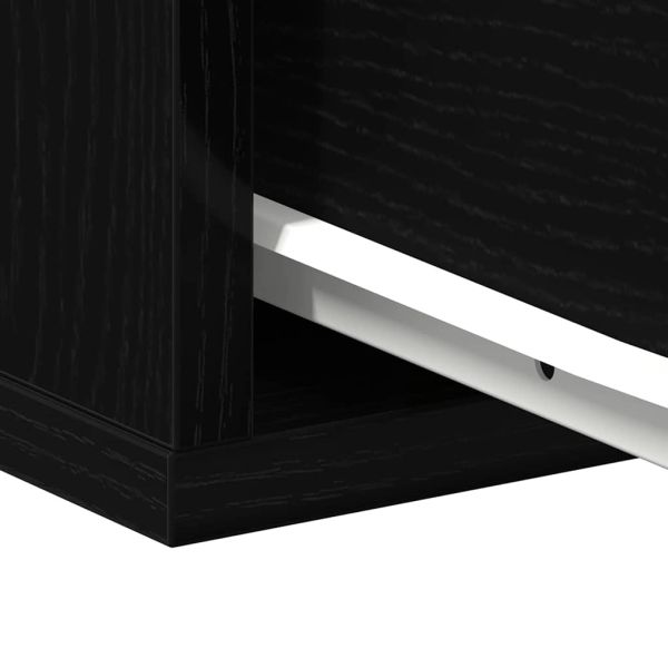 Нощен шкаф 2 pcs Черния дъб 40 x 30 x 30 см Инженерно дърво