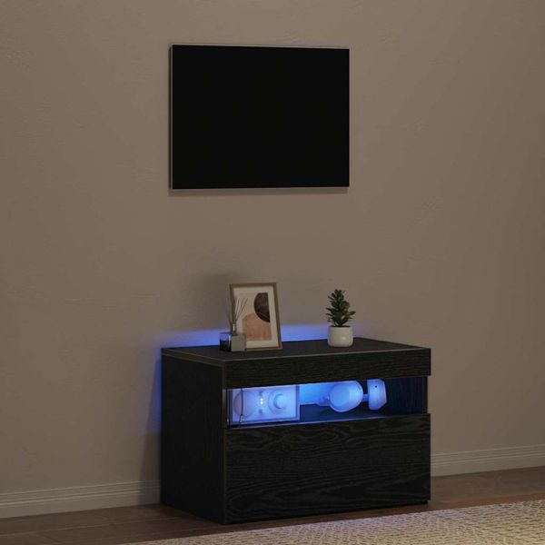 ТВ шкаф Черния дъб 60 x 35 x 40 см Инженерно дърво