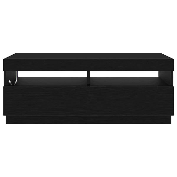 ТВ шкаф Черния дъб 100 x 35 x 40 см Инженерно дърво