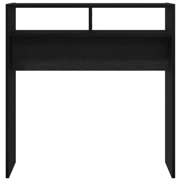 Конзолна маса Черния дъб 78 x 30 x 80 см Инженерно дърво