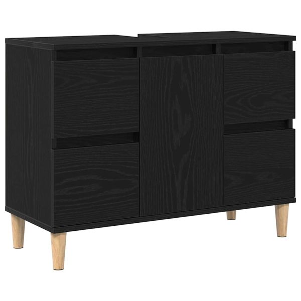 Шкаф за мивка в баня Черния дъб 80 x 33 x 60 см