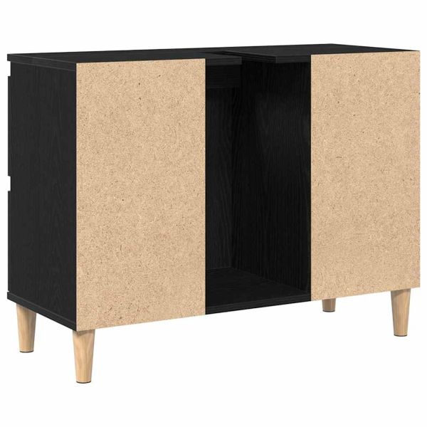 Шкаф за мивка в баня Черния дъб 80 x 33 x 60 см