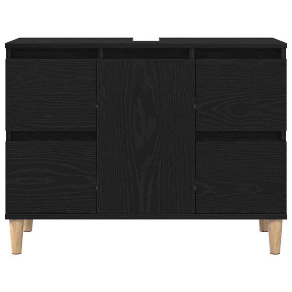 Шкаф за мивка в баня Черния дъб 80 x 33 x 60 см