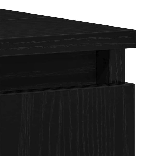 Шкаф за мивка в баня Черния дъб 58 x 33 x 60 см Инженерно дърво