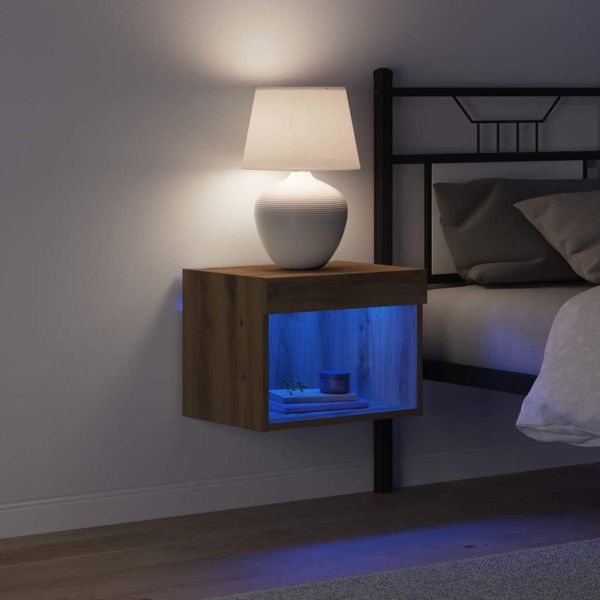 Комплект ТВ шкаф 2 pcs Дъб 40 x 30 x 30 см Инженерно дърво