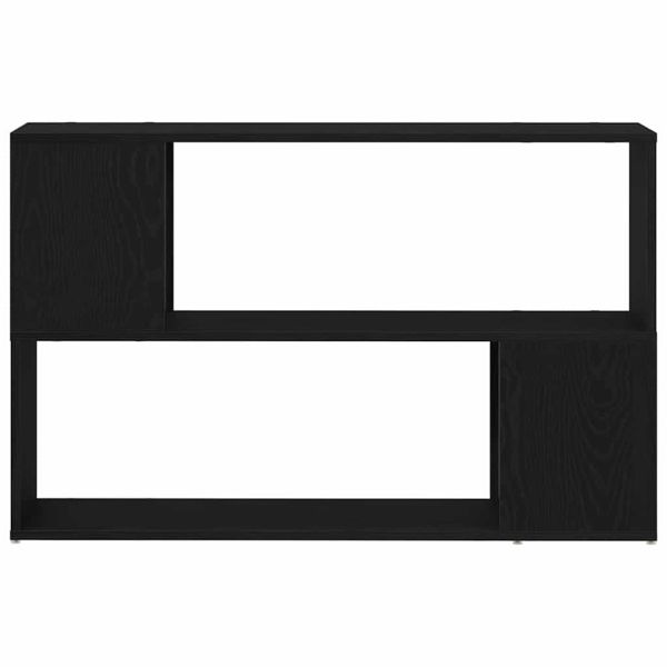 Комплект ТВ шкаф Черно 100 x 24 x 63 cm Инженерно дърво