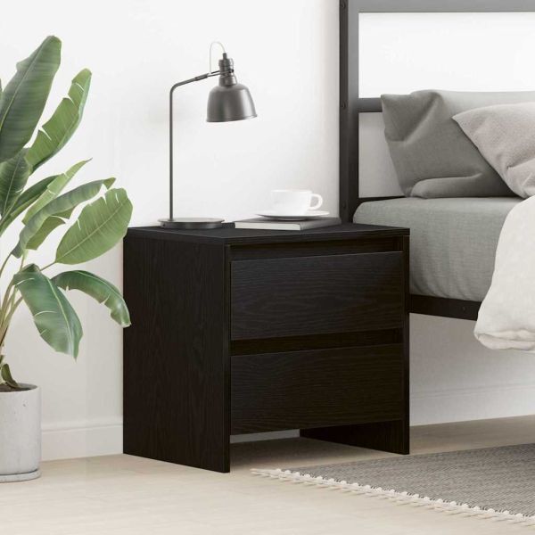 Нощен шкаф Черния дъб 45 x 34 x 44,5 см Инженерно дърво