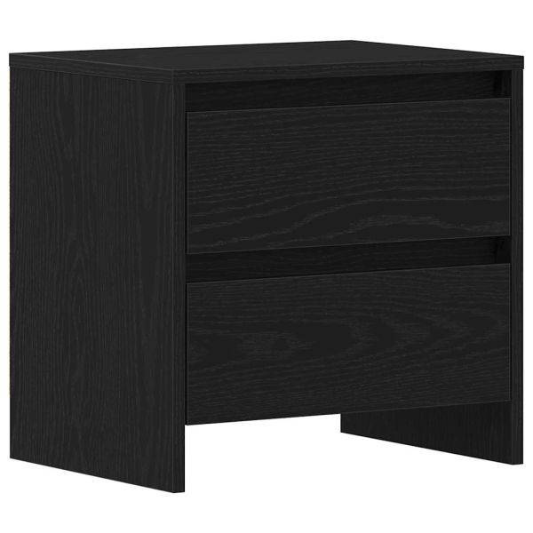 Нощен шкаф 2 pcs Черния дъб 45 x 34 x 44,5 см Инженерно дърво