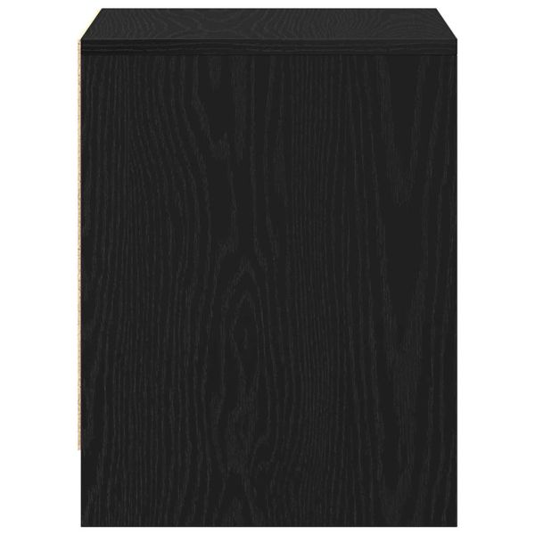 Нощен шкаф 2 pcs Черния дъб 45 x 34 x 44,5 см Инженерно дърво