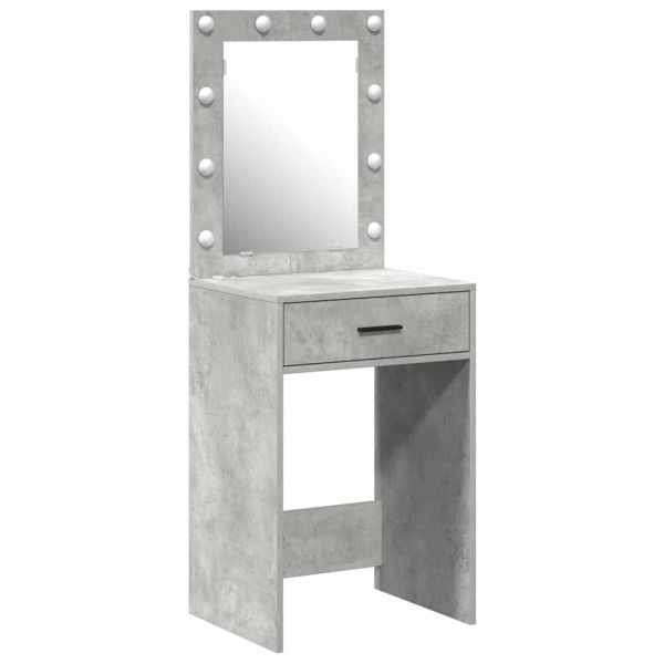 Тоалетка Циментено сиво 50 x 41 x 135 см Инженерно дърво