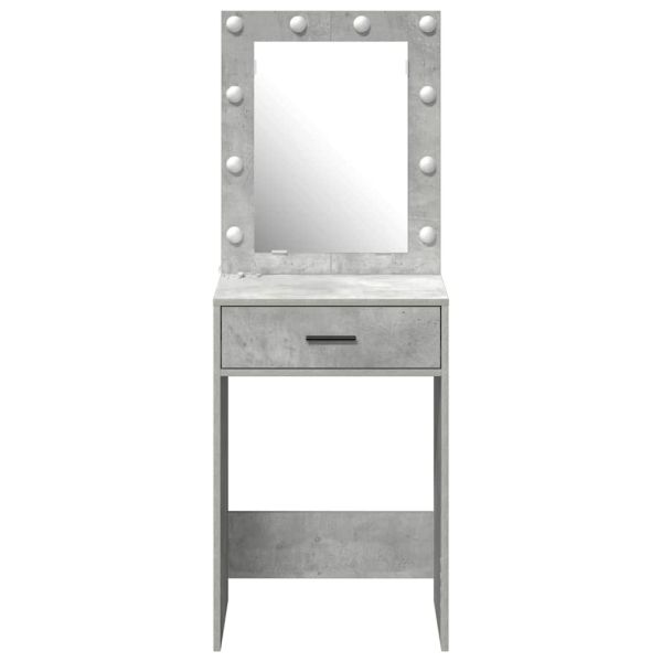 Тоалетка Циментено сиво 50 x 41 x 135 см Инженерно дърво