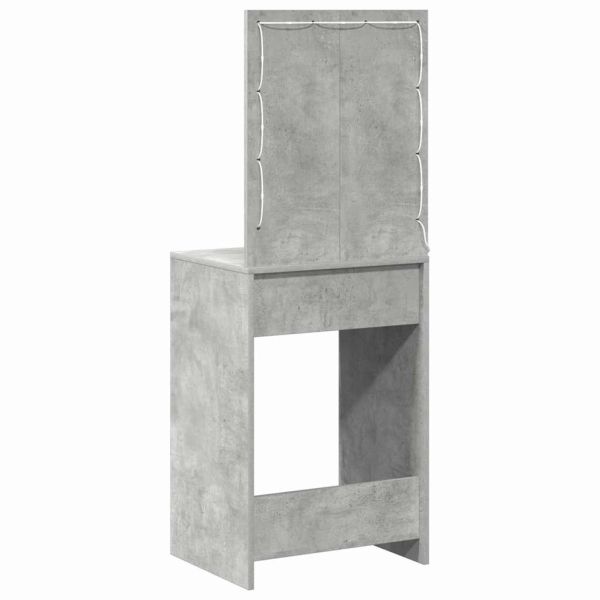 Тоалетка Циментено сиво 50 x 41 x 135 см Инженерно дърво