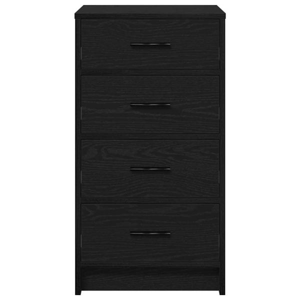 Служебен шкаф Черен дъб 40 x 41 x 75 см Инженерно дърво