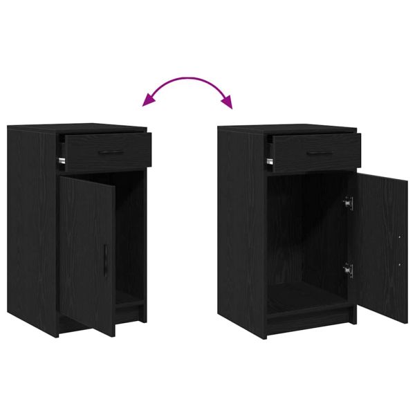 Служебен шкаф Черния дъб 40 x 40.5 x 75 см Инженерно дърво