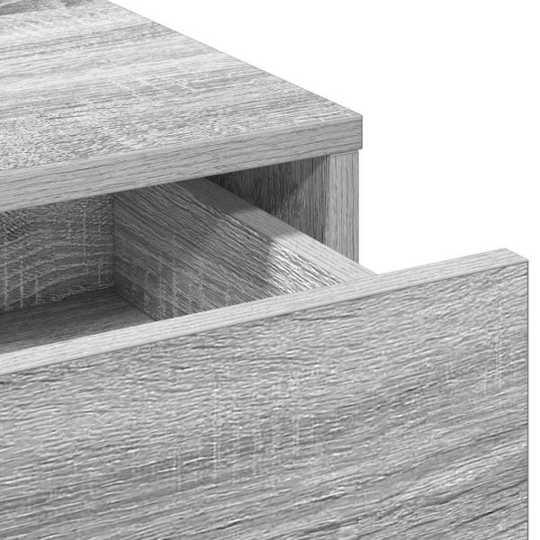 Тоалетка с чекмедже Сив Сонома 50 x 41 x 135 см Инженерно дърво