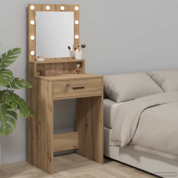 Тоалетка Дъб 50 x 41 x 135 см Инженерна дървесина