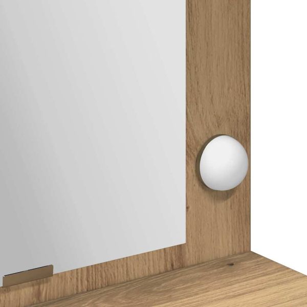 Тоалетка с рафт Дъб 100 x 41 x 135 см Инженерно дърво