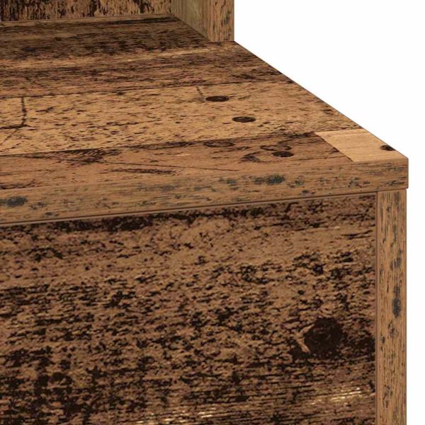 Тоалетка с рафт Старо дърво 50 x 41 x 135 см Инженерно дърво