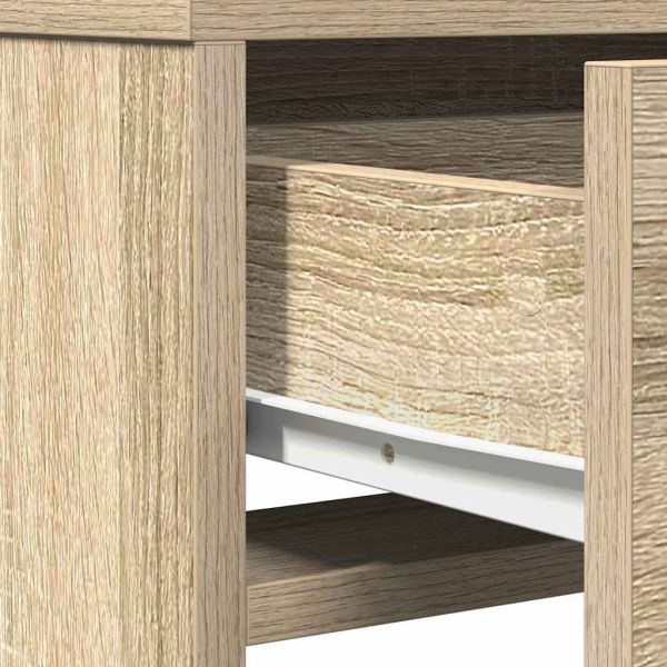 Тоалетка с чекмедже Сонома дъб 50 x 41 x 140 см Инженерно дърво