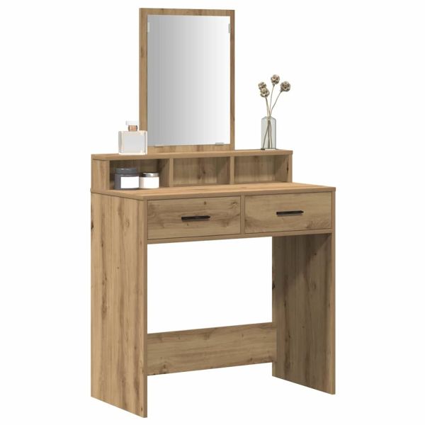 Тоалетка Дъб 79 x 41 x 140 см Инженерна дървесина