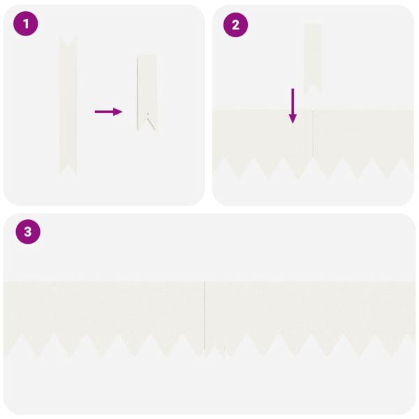 Ограда за трева 50 pcs Бяло 100 x 0.05 x 20 см