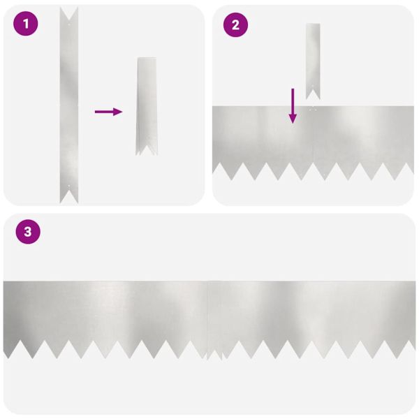 Ограда за трева 10 pcs Сребрист 100 x 0.05 x 20 см