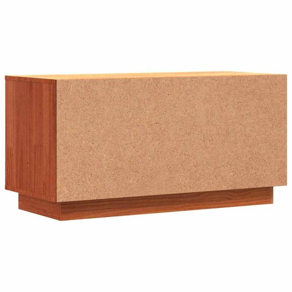 ТВ шкаф Кафяво с восъчно покритие 80 x 35 x 40,5 см