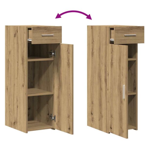 Служебен шкаф с чекмедже Дъб 30 х 42,5 х 93 см