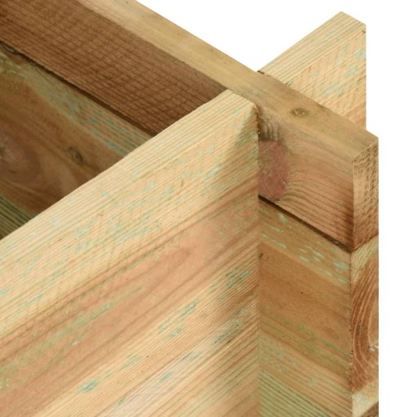 Повдигната леха за разсад, импрегниран бор, 80 см