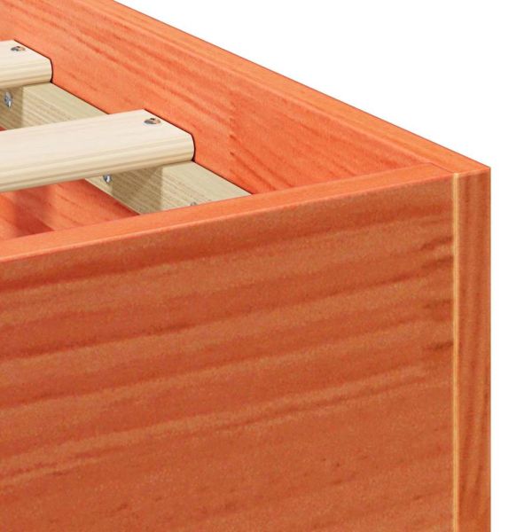 Рамка за легло Кафяво 80 x 200 cm