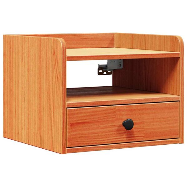 Нощно шкафче Кафяво с восъчно покритие 38 x 36 x 29,5 см