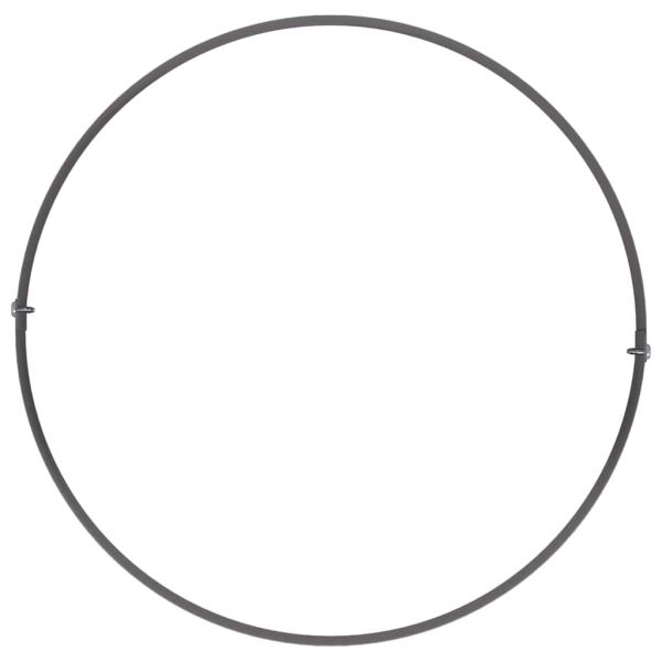 Пръстен за саксия Черно 30 x 30 x 20 cm