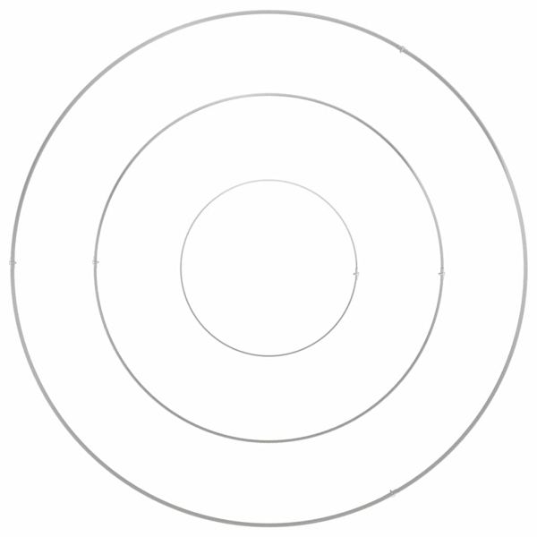 Градинска саксия Бяло 90 x 90 x 20 см Студено валцована стомана