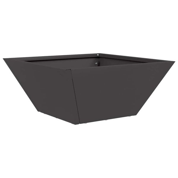 Градинска саксия 5 бр. Черно 35 x 35 x 15 см