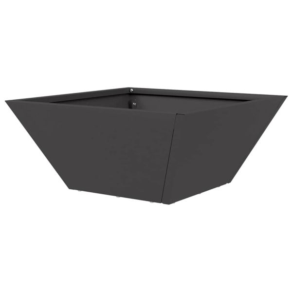 Градинска саксия 5 бр. Черно 35 x 35 x 15 см